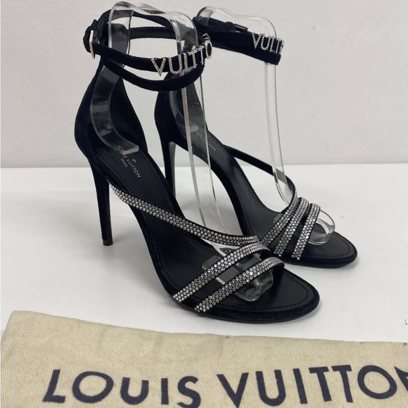 Limited edition Louis Vuitton crystal sandals - Picture 1 of 12